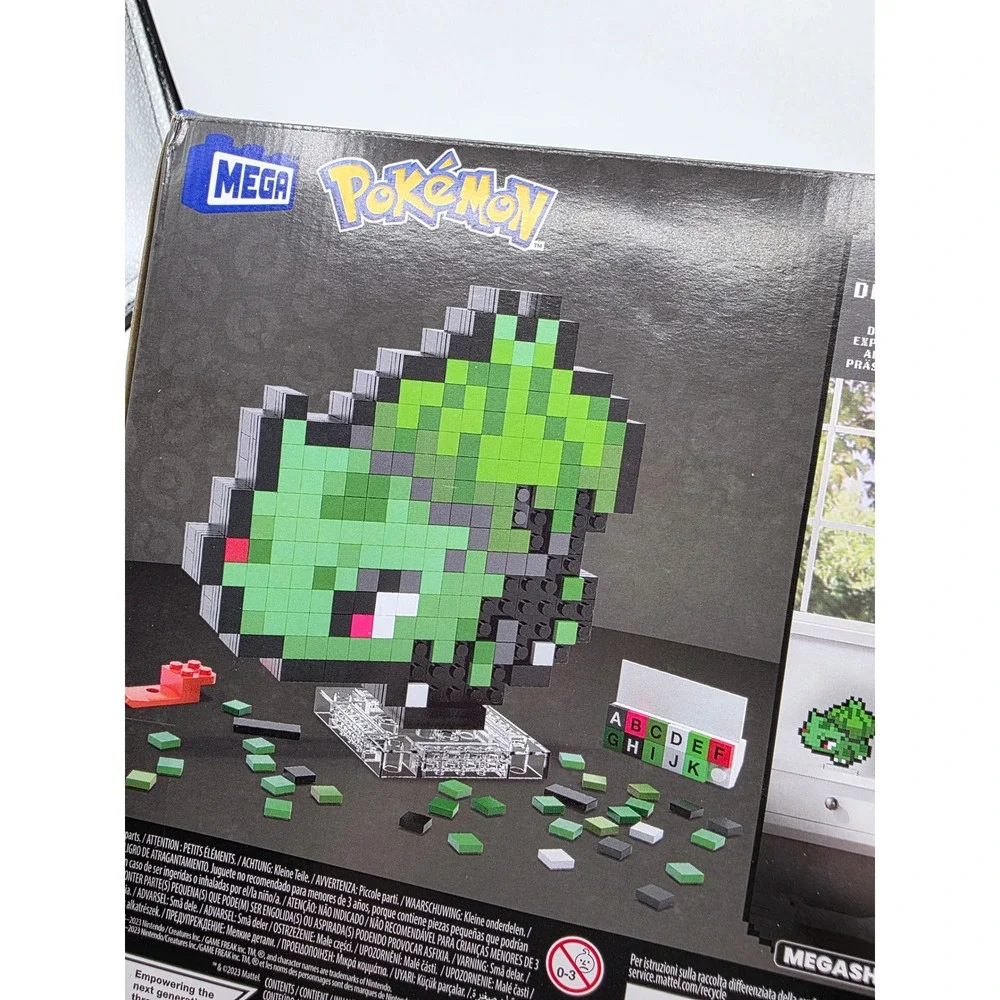 NEW ~ Mega Construx Pokemon Bulbasaur Pixel Art Building Set 374 Pieces /SS
